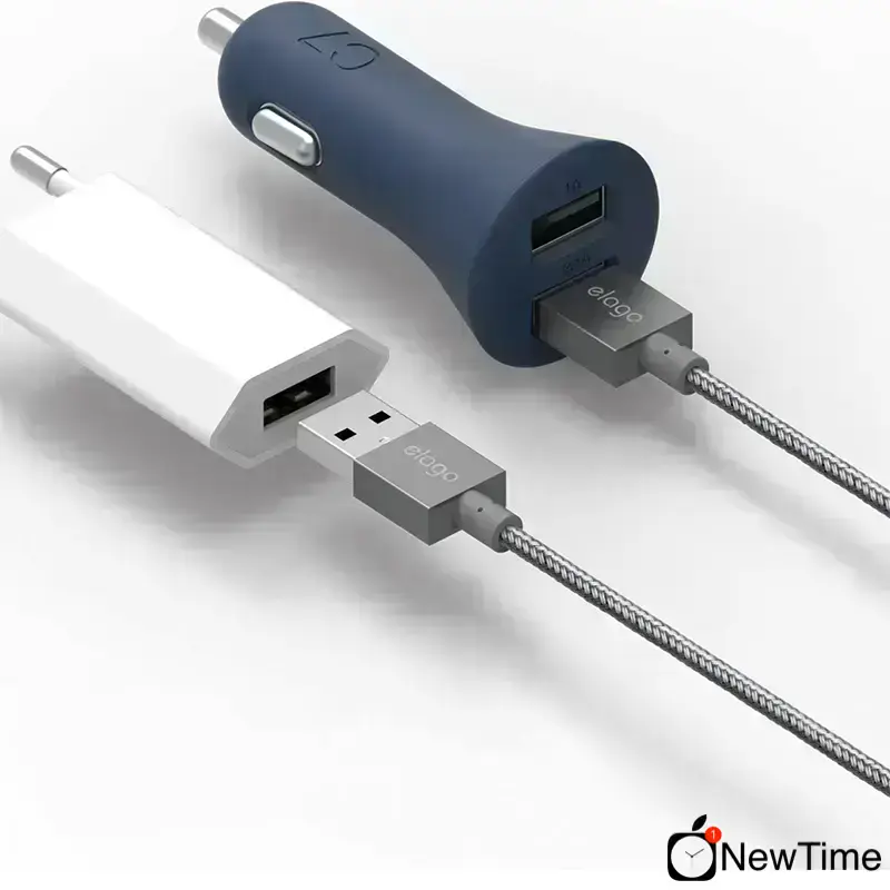 Elago Aluminum Lightning Cable Dark Grey (ECA-ALDGY-IPL)